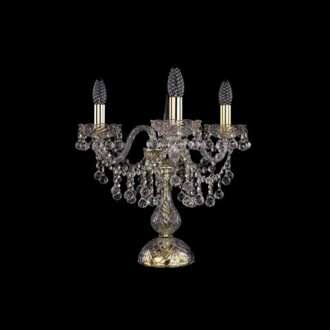Bohemia Ivele Crystal Настольный светильник Bohemia 1409L/3/141-39 G
