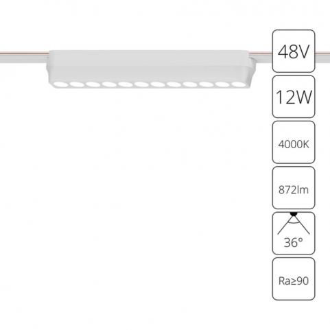 Магнитный трековый светильник Arte Lamp Rapid 4000К A6154PL-1WH