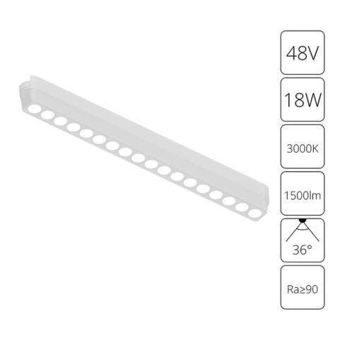 Магнитный трековый светильник Arte Lamp Rapid 3000К A1169PL-1WH