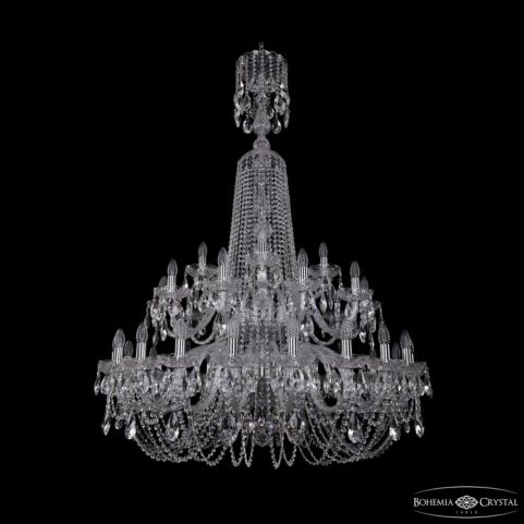 Люстра Bohemia Ivele Crystal  1402/20+10+5/400/XL-160/2d Ni