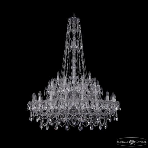 Люстра Bohemia Ivele Crystal 1411/20+10+5/400/XL-155/2d Ni