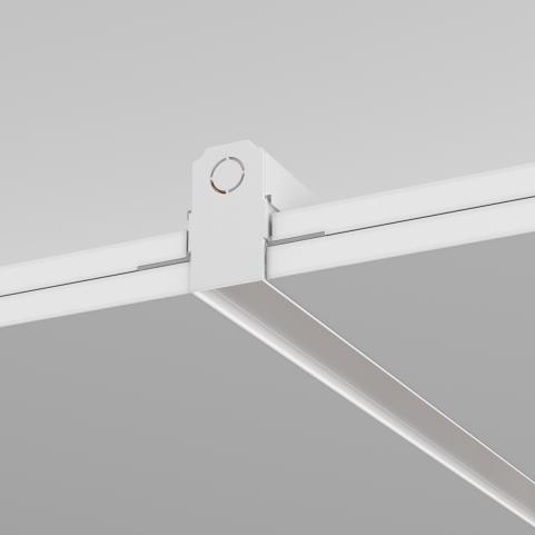 Шинопровод Maytoni Exility TRX034-422.12W, магнитный встраиваемый под ГКЛ 12,5 мм, белый 2м