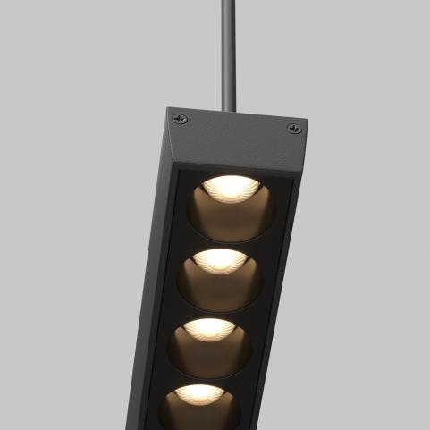 Трековый подвесной светильник Maytoni Technical Elasity 3000K Points TR169-1-52W3K-M-B