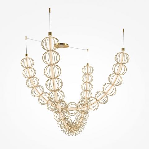 Подвесной светильник Maytoni Golden Cage MOD216PL-L55G3K