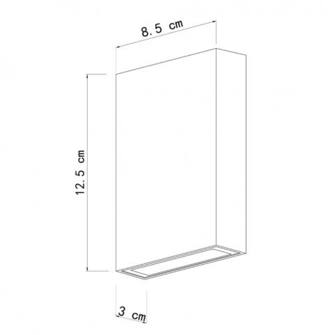 Настенный уличный светильник Arte Lamp Algol   A2750AL-2WH