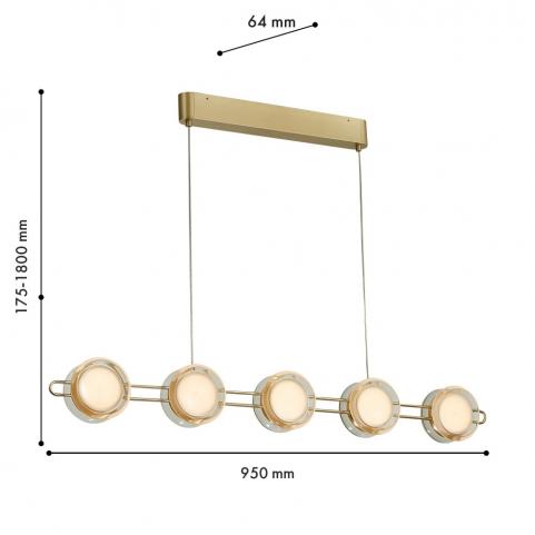Подвесной светильник Favourite Yo-yo 4334-10P