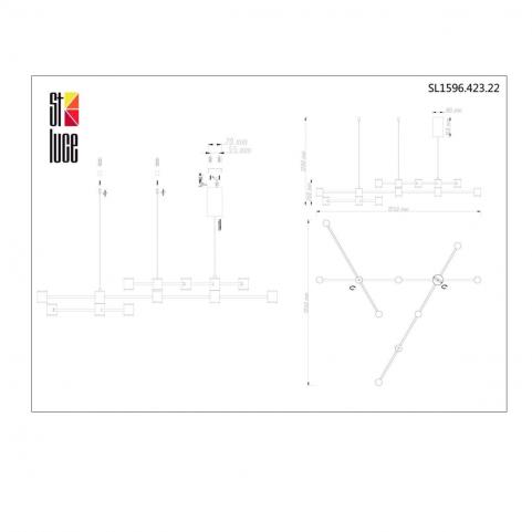 ST Luce Подвесной светильник ST-Luce Anichita SL1596.423.22