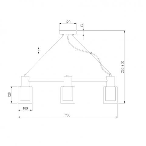 Подвесной светильник Eurosvet Notion 70219/6