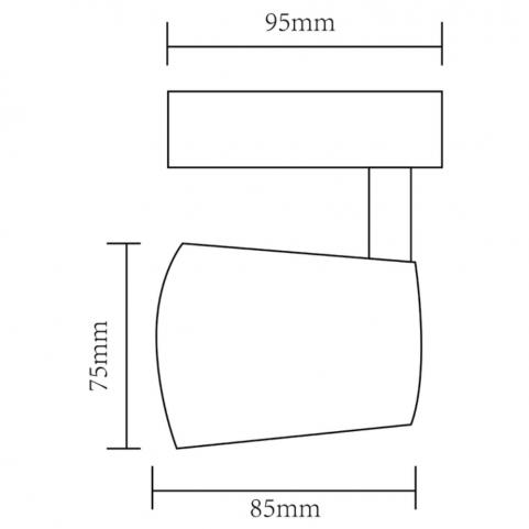 Трековый светильник Arte Lamp Atillo   A2315PL-1WH