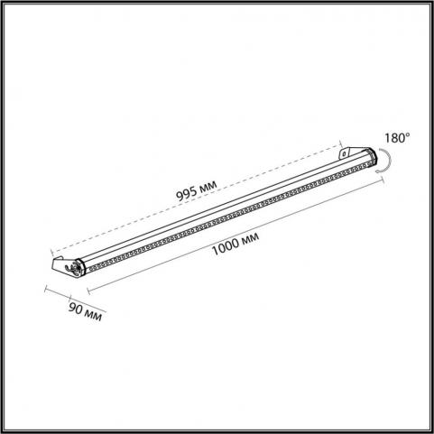 Настенный уличный светильник Odeon Light Graze 7040/22WL