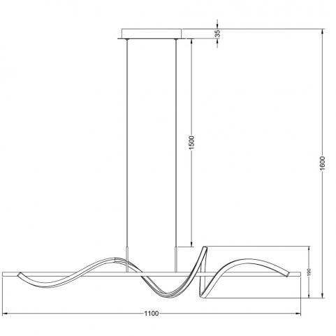 Светильник подвесной Arte Lamp Twisted A4587SP-30BK