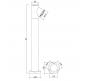 Уличный фонарь Arte Lamp Brooklyn A2063PA-1BK
