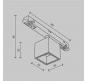 Трековый светильник Maytoni Technical Exility 2700-6000K Dim Smart Alfa S TR133-4-7W-DS-W